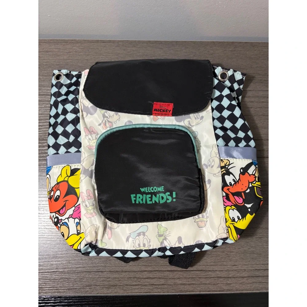 NWT Zara Disney‎ Mickey and Friends Backpack Childrens Easy Clean